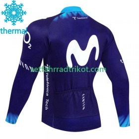 Movistar Radtrikot Winter Thermal Fleece 2023
